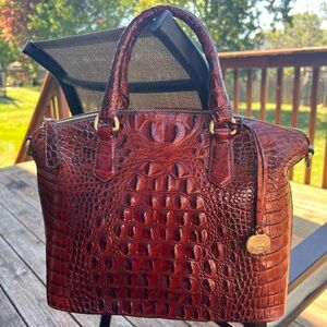 Brahmin Duxbury Satchel Shoulder PECAN
